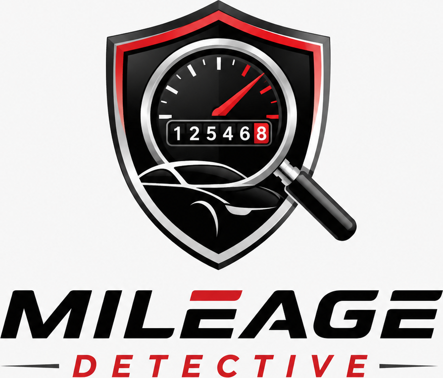 Mileage Detective shield emblem
